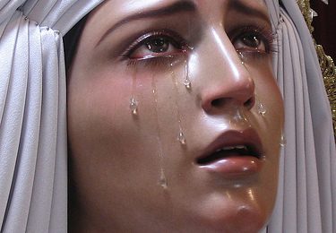 mary weeping