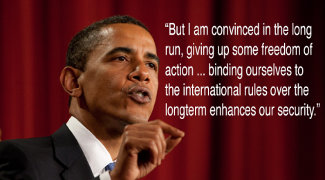 Obama- give up freedom to enhance security